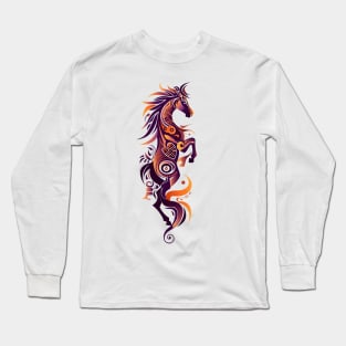 A horse spirit watercolor Long Sleeve T-Shirt